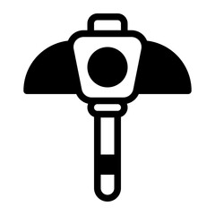 Pickaxe Glyph Icon