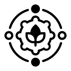 Process Glyph Icon