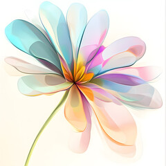 floral and leafy illustrator elements for card, wallpaper.