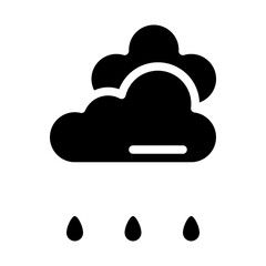 Rain Solid Icon