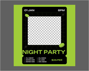 Night Party Socials Media