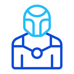 Robot Duoline Icon
