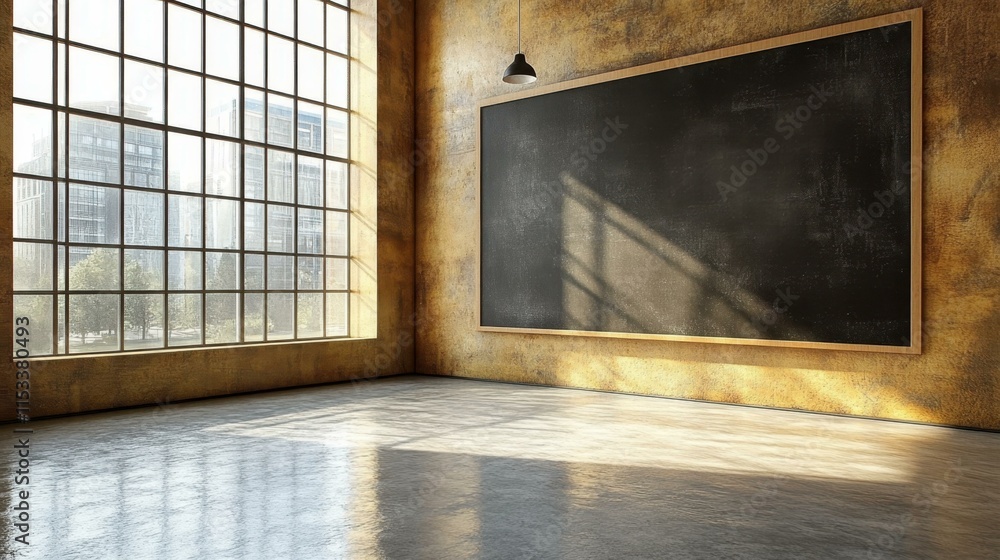 Poster classic chalkboard textures chalkboard with a wooden frame