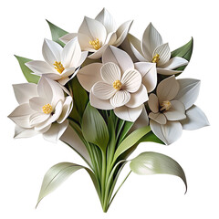 Fototapeta premium bouquet of white lilies