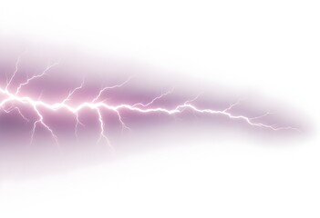 Pink lightning bolt against a white background