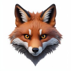Fototapeta premium red fox isolated on white
