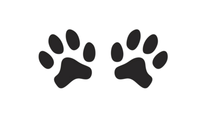 a pair of paw prints