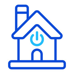 Smart House Duoline Icon