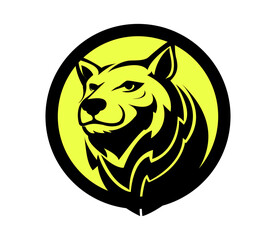 simple bear head logo design