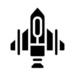 Spaceship Solid Icon