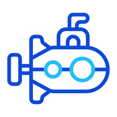 Submarine Duoline Icon