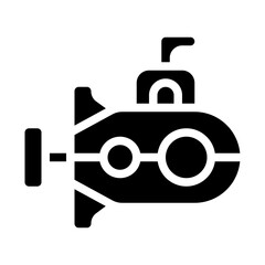 Submarine Solid Icon