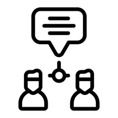 Talk Line Icon