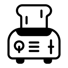 Toaster Glyph Icon