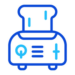 Toaster Duoline Icon