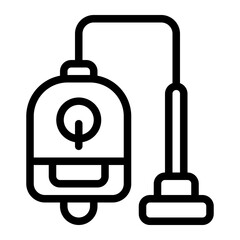 Vacuum Cleaner Line Icon