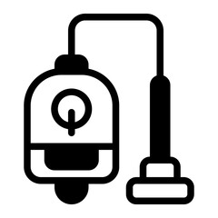 Vacuum Cleaner Glyph Icon