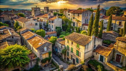 Naklejka premium Arles, France: Urban Exploration Photography - Decaying Architectural Gems