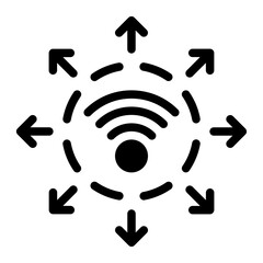 Wifi Glyph Icon