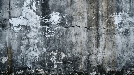 Fototapeta premium Grey Concrete Wall: Grunge Texture for Background and Architectural Structures