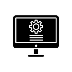 Loading icon vector. Update system illustration sign. Concept of upgrade application progress symbol or logo.