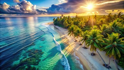 Drone photography captures stunning coastal views; aerial beachfront and ocean seascapes.