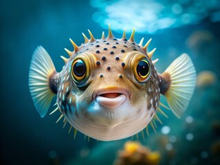 Close-up Minimalist Fugu Fish, Japanese Cuisine, Raw Seafood, Delicate Texture, Culinary Photography