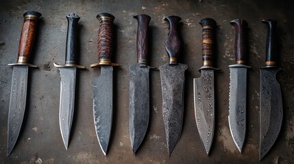 custom made knives, handcrafted blades, unique design, artisanal craftsmanship, precision tools