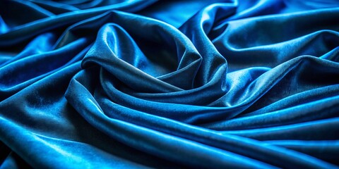 Obraz premium Vintage Blue Luxury Background: Elegant Velvet Texture, Rich Sapphire Hues