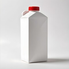 A white carton container with a cap, likely containing some kind of liquid
