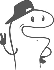 Creative design of funny character