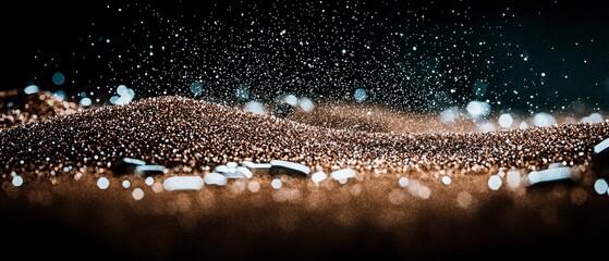 Sparkling Glitter Texture  Festive Holiday Background