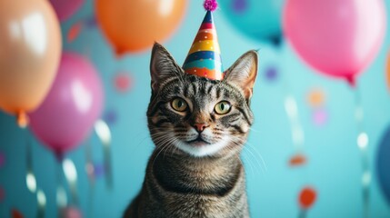 The Cat in Celebration Hat