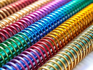 Diverse Spiral Binding Mechanisms: Metallic & Plastic Coil Variations for Notebooks & Documents
