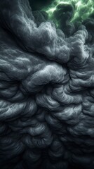 Dramatic Dark Cloud Formation  Intense Sky  Moody Atmosphere  Textured Cloudscape  Abstrac