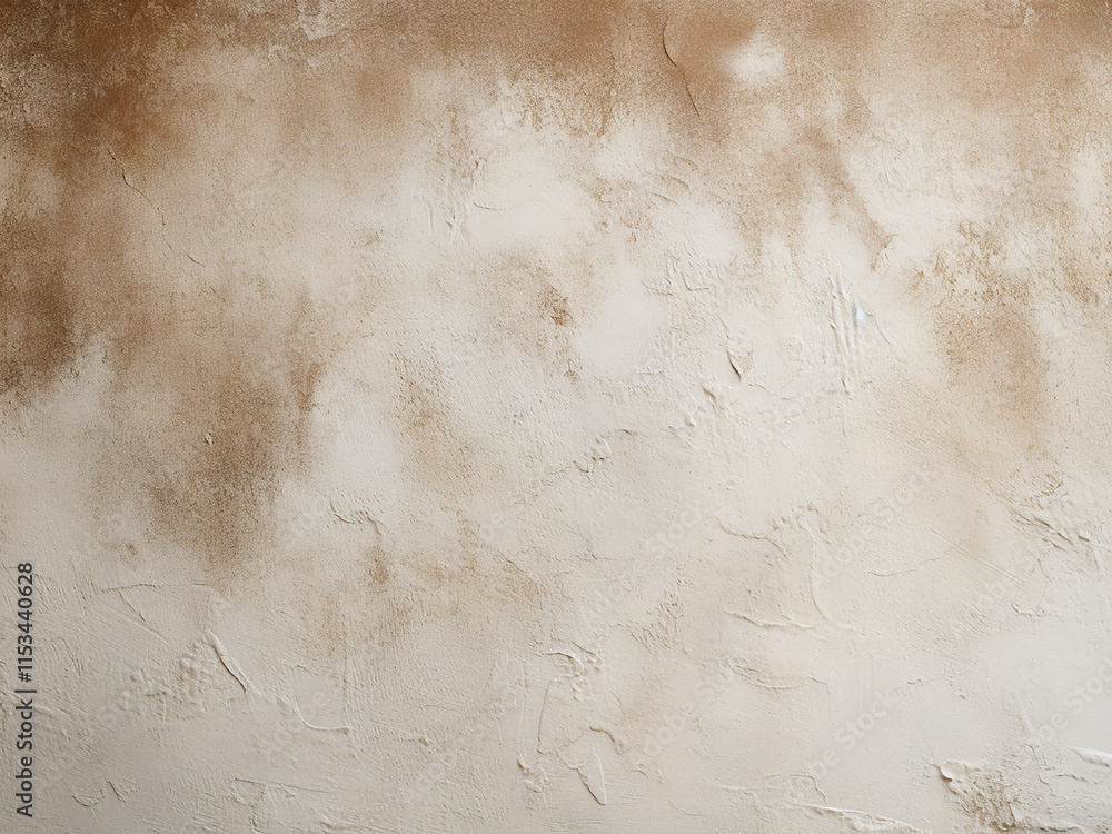 Poster terra cotta plaster texture on a wall creating a warm abstract background with natural tones