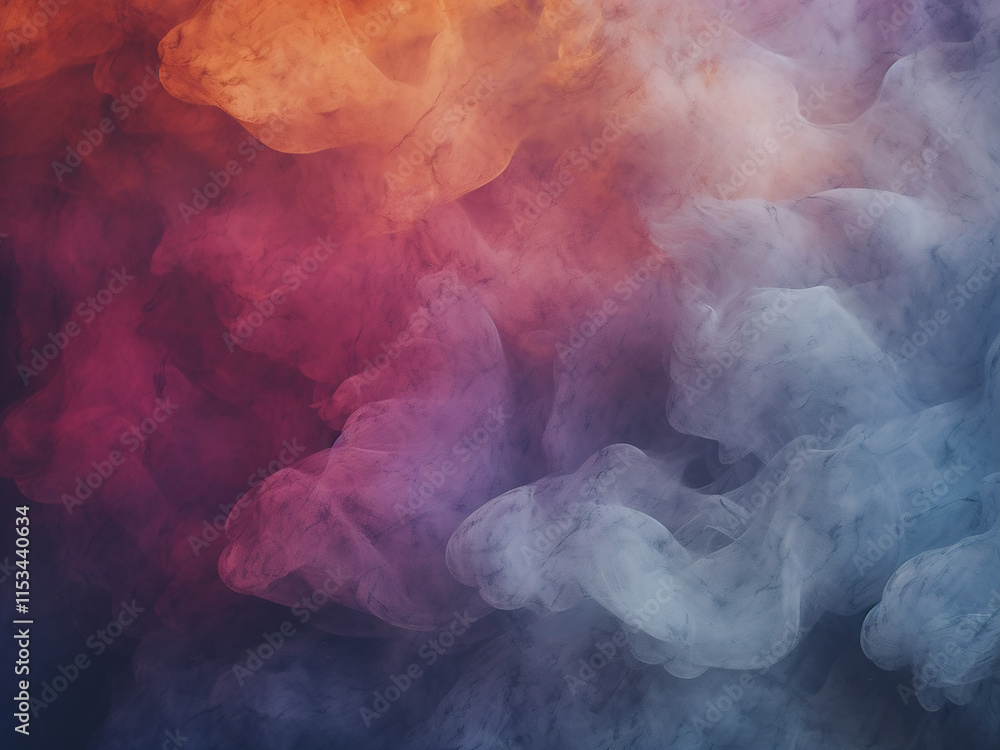 Poster abstract background created with layered mixed media elements forming a textured visual design