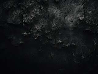 Abstract black background with a rough distressed texture creating an aged appearance