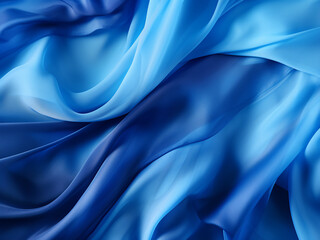 Fototapeta premium Blue abstract background created by tracing crumpled paper for a unique design texture