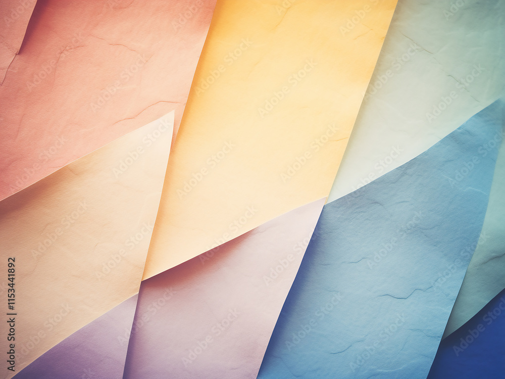 Aufkleber old paper texture with vibrant colors in an abstract background design