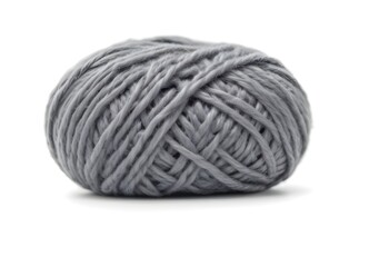 A ball of gray yarn