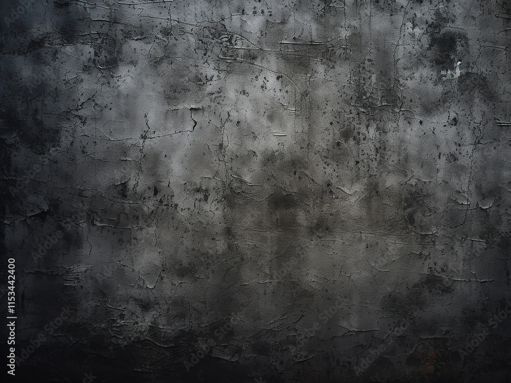 Poster abstract dirty dark textured wall background with space for all types of design