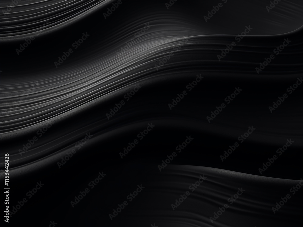 Poster monochrome dark abstract background with clean space for design elements