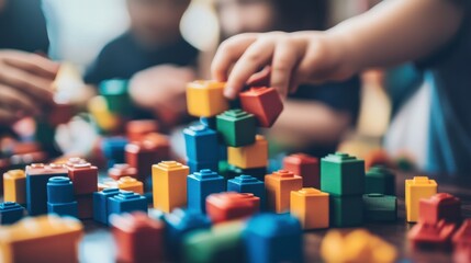 Engaging Learning Activities in a Colorful Playroom