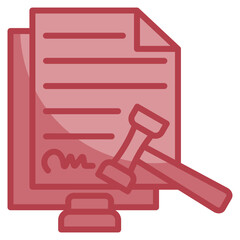 Contract Icon Element For Design