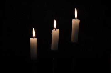 Drei Kerzen