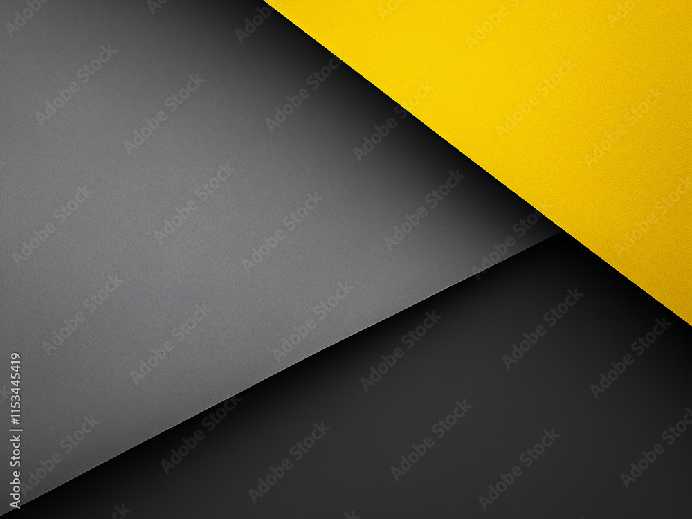Poster background image with three colors gray, black, and yellow designed for text insertion