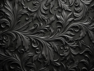 Black and white embossed paper texture with lighting effects for depth