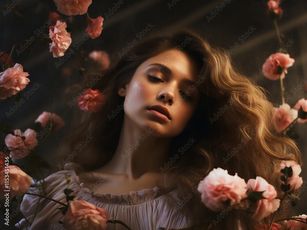 Poster dark background with deep black tones provides a simple and clean backdrop for various uses