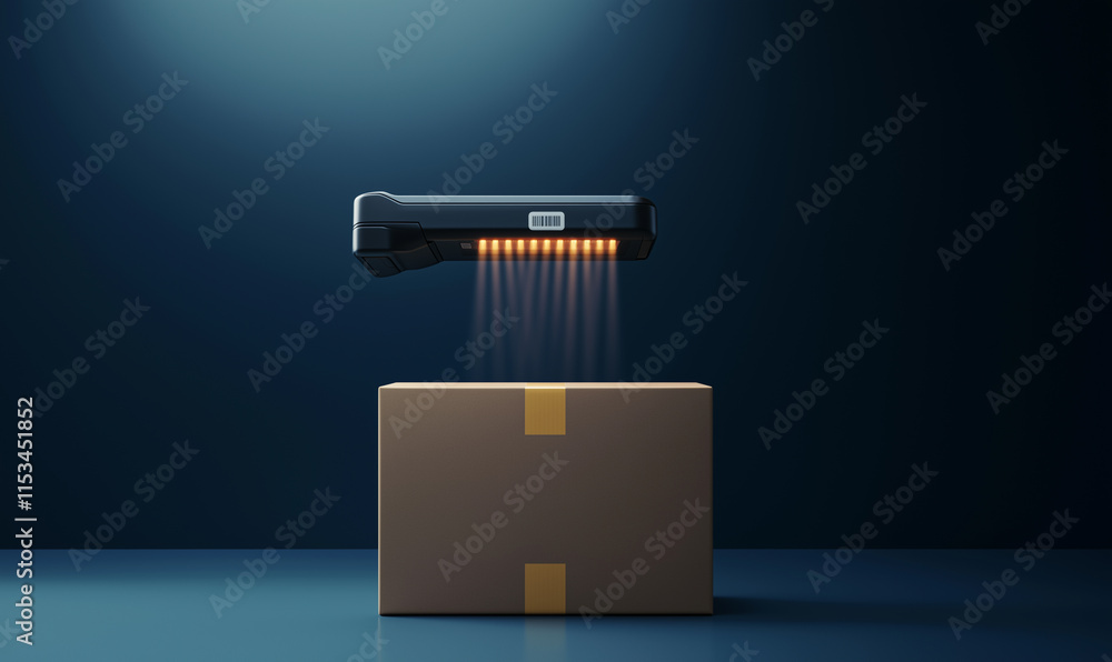 Aufkleber efficient logistics and shipping solutions for package handling warehouse digital visualization mode